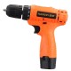 12V 18 Torque Electric Cordless Drill LED Lighting Rechargable 1/2 Li-Ion Battery Single Speed Power Drills