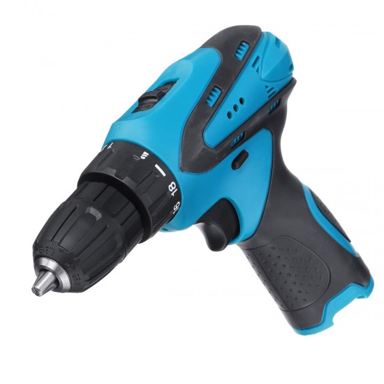 12V 2 Speeds Cordless Electric Drill 18 Torque Adjustment Wood Steel Drilling Tool Without Battery
