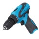 12V 2 Speeds Cordless Electric Drill 18 Torque Adjustment Wood Steel Drilling Tool Without Battery