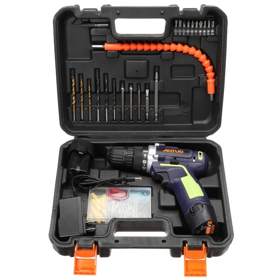 12V 78 in 1 Electric Cordless LED Screwdriver Drills Bits Rechargeable Reversible Drill Tools Kit 12V 78 in 1 Electric Cordless LED Screwdriver Drills Bits Rechargeable Reversible Drill Tools Kit