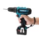 12V Cordless Electric Impact Drill Multi-function Hand Hammer Screwdriver Lithium Battery Rechargable