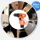 12V Dual Speed Rechargable Electric Drill Driver Mini Multifunction Household Li-ion Battery Power Screwdriver Tool 12V Dual Speed Rechargable Electric Drill Driver Mini Multifunction Household Li-ion Battery Power Screwdriver Tool
