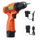 12V Dual Speed Rechargable Electric Drill Driver Mini Multifunction Household Li-ion Battery Power Screwdriver Tool