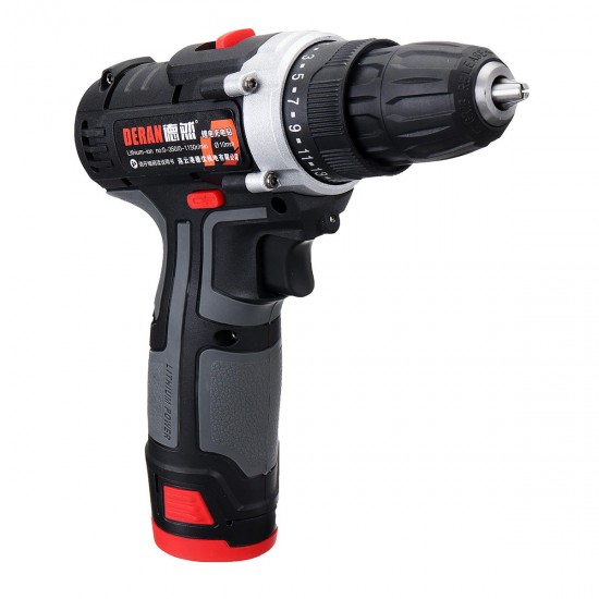 12V Electric Cordless Power Drill Screwdriver 2 Speed LED Lighting W/ 1or 2 Battery 12V Electric Cordless Power Drill Screwdriver 2 Speed LED Lighting W/ 1or 2 Battery