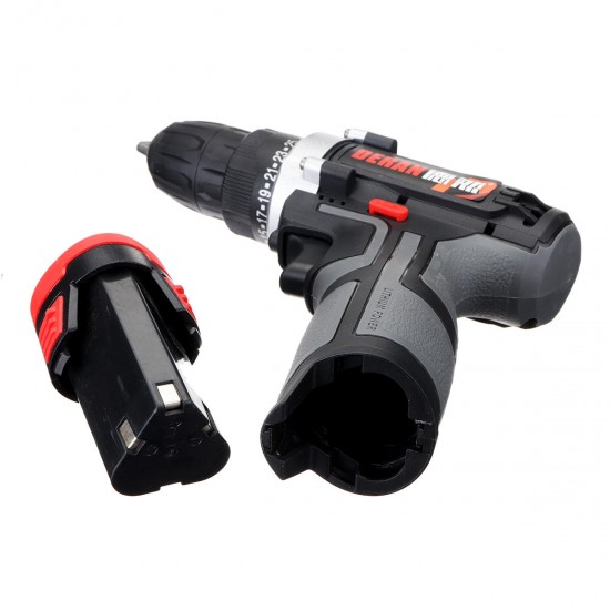 12V Electric Cordless Power Drill Screwdriver 2 Speed LED Lighting W/ 1or 2 Battery 12V Electric Cordless Power Drill Screwdriver 2 Speed LED Lighting W/ 1or 2 Battery