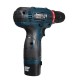 12V Li-Ion Cordless Electric Hammer Drill Driver Hand Kit 1 Speed LED Light