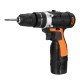 12V/16.8V/25V Cordless Impact Drill With Toolcase Precise Control Waterproof Electric Drill For Drilling DIY Work 12V/16.8V/25V Cordless Impact Drill With Toolcase Precise Control Waterproof Electric Drill For Drilling DIY Work