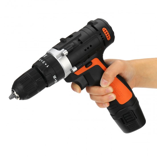 12V/16.8V/25V Cordless Impact Drill With Toolcase Precise Control Waterproof Electric Drill For Drilling DIY Work 12V/16.8V/25V Cordless Impact Drill With Toolcase Precise Control Waterproof Electric Drill For Drilling DIY Work