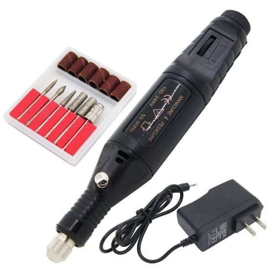 14/44/114pcs Mini Electric Drill Set Engraving Pen Metal Wood Glass Jewelry Grinding Carving Tools Set