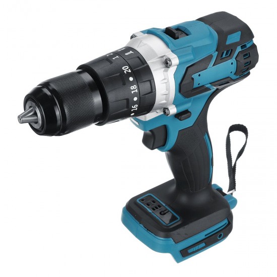 150Nm Brushless Cordless Impact Drill 3 in 1 1500RPM Electric Hammer Drill Screwdriver with LED Working Light