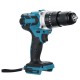 150Nm Brushless Cordless Impact Drill 3 in 1 1500RPM Electric Hammer Drill Screwdriver with LED Working Light