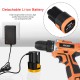 16.8V 2 Speed Cordless Power Drill Electric Screwdriver 32Nm Torque 3/8 Inch Keyless Drill Chuck W/ 1 or 2 Li-ion Battery 16.8V 2 Speed Cordless Power Drill Electric Screwdriver 32Nm Torque 3/8 Inch Keyless Drill Chuck W/ 1 or 2 Li-ion Battery