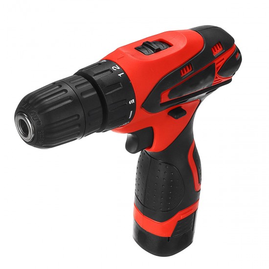 16.8V Li-ion Battery 2 Speed Electric Cordless Drill Screwdriver 18+1 W/ Storage Case 16.8V Li-ion Battery 2 Speed Electric Cordless Drill Screwdriver 18+1 W/ Storage Case
