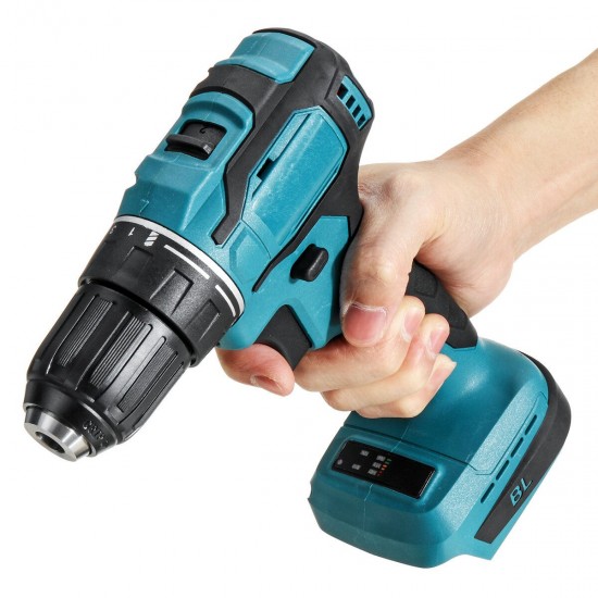 1800rpm 1/2'' Cordless Electric Drill Screwdriver with LED Working Light 21+1 Stage Setting Mode