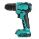 1800rpm 1/2'' Cordless Electric Drill Screwdriver with LED Working Light 21+1 Stage Setting Mode