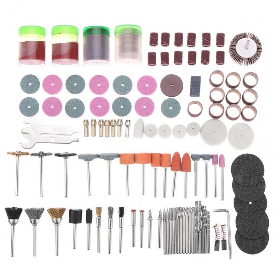 180W Electric Rotary Grinder Polish Sanding Tool Kit 161pcs Grinding Variable Speed Eletric Grinder 180W Electric Rotary Grinder Polish Sanding Tool Kit 161pcs Grinding Variable Speed Eletric Grinder