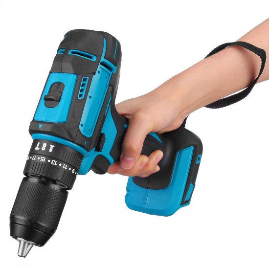 18V Cordless Electric Drill Driver Impact Torque For Makita Power Tool