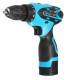 18V Cordless Power Drill 2 Speed Electric Screwdriver Repair Tools Kit W/ 2 Pcs Li-ion Battery 18V Cordless Power Drill 2 Speed Electric Screwdriver Repair Tools Kit W/ 2 Pcs Li-ion Battery