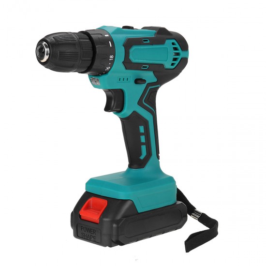 18V Electric Drill 10mm Rechargeable Cordless Power Drills Adapted To Makita Battery With 1 Battery 1 Charger 18V Electric Drill 10mm Rechargeable Cordless Power Drills Adapted To Makita Battery With 1 Battery 1 Charger