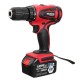 18V Rechargeable Cordless Power Impact Drills Electric Drill One/Two Battery with 28Pcs Accessories