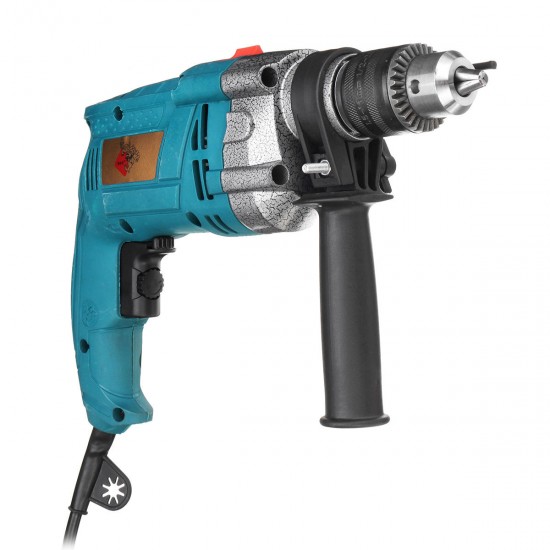 1980W 220V Electric Impact Hammer Drill Household Power Flat Drill 3800RPM 1980W 220V Electric Impact Hammer Drill Household Power Flat Drill 3800RPM
