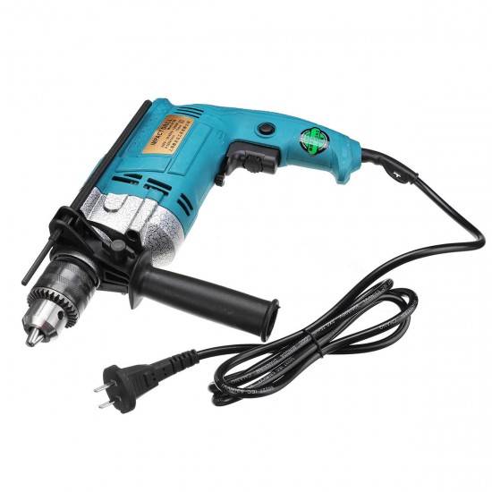 1980W 220V Electric Impact Hammer Drill Household Power Flat Drill 3800RPM 1980W 220V Electric Impact Hammer Drill Household Power Flat Drill 3800RPM