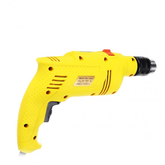 1980W 3800rpm Electric Impact Drill 0-3800r/min Electric Drill Five Axes Linkage Power Drills Powerful Drilling Tool