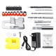 21V 2-Speed Electric Cordless Power Drills Kit 3/8'' Driver Screwdriver W/ 1or 2 Battery