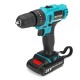21V 2-Speed Electric Cordless Power Drills Kit 3/8'' Driver Screwdriver W/ 1or 2 Battery 21V 2-Speed Electric Cordless Power Drills Kit 3/8'' Driver Screwdriver W/ 1or 2 Battery