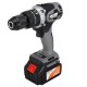 21V 2-Speed Power Drill Lithium-Ion Battery Screwdriver Electric Cordless Impact Drill Tool Power Machine