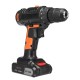 21V 4000mAh Cordless Power Drills 18+1 Electric Screw Driver Rechargeable with 1 Li-ion Battery