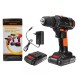 21V 4000mAh Cordless Rechargeable Power Drill Driver Electric Screwdriver with 1 or 2 Li-ion Battery 21V 4000mAh Cordless Rechargeable Power Drill Driver Electric Screwdriver with 1 or 2 Li-ion Battery