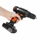 21V 4000mAh Cordless Rechargeable Power Drill Driver Electric Screwdriver with 1 or 2 Li-ion Battery