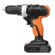 21V 4000mAh Cordless Rechargeable Power Drills 18+1 Electric Screw Driver with 1 Li-ion Battery