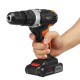 21V 4000mAh Cordless Rechargeable Power Drills 18+1 Electric Screw Driver with 1 Li-ion Battery