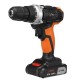 21V 4000mAh Cordless Rechargeable Power Drills 18+1 Electric Screw Driver with 1 Li-ion Battery 21V 4000mAh Cordless Rechargeable Power Drills 18+1 Electric Screw Driver with 1 Li-ion Battery