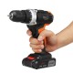 21V 4000mAh Li-ion Cordless Electric Impact Drill 18+3 Clutches 2 Speed Power Drills With 2 Batteries 21V 4000mAh Li-ion Cordless Electric Impact Drill 18+3 Clutches 2 Speed Power Drills With 2 Batteries