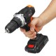 21V 4000mAh Li-ion Cordless Electric Impact Drill 18+3 Clutches 2 Speed Power Drills With 2 Batteries 21V 4000mAh Li-ion Cordless Electric Impact Drill 18+3 Clutches 2 Speed Power Drills With 2 Batteries