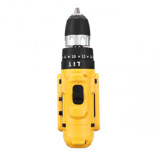 21V Cordless Drill Driver 18+3 Torque Multi-functional Household Electric Screwdriver W/ 2X 1500mAh Li-ion Battery