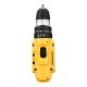 21V Cordless Drill Driver 18+3 Torque Multi-functional Household Electric Screwdriver W/ 2X 1500mAh Li-ion Battery