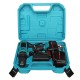 21V Cordless Impact Power Drill Electric Screwdriver Set with 2 Li-ion Batteries 21V Cordless Impact Power Drill Electric Screwdriver Set with 2 Li-ion Batteries