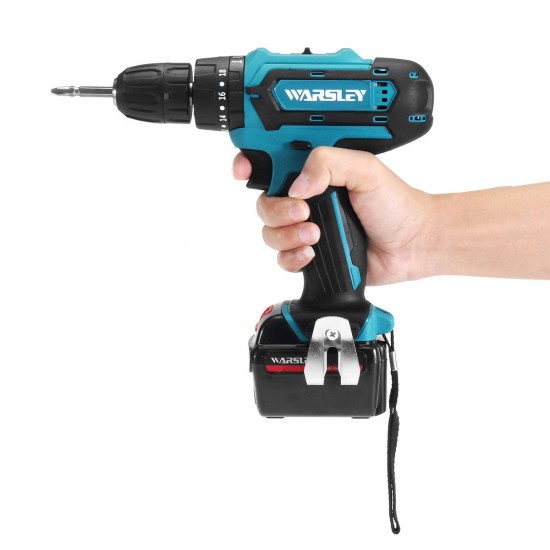 21V Cordless Impact Power Drill Rechargeable 2 Speed Electric Screwdriver Driver with 2 Batteries 21V Cordless Impact Power Drill Rechargeable 2 Speed Electric Screwdriver Driver with 2 Batteries