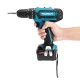 21V Cordless Impact Power Drill Rechargeable 2 Speed Electric Screwdriver Driver with 2 Batteries 21V Cordless Impact Power Drill Rechargeable 2 Speed Electric Screwdriver Driver with 2 Batteries