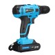 21V Cordless Power Drill 2 Speed Electric Screwdriver with 2 Multipurpose Li-ion Batteries 21V Cordless Power Drill 2 Speed Electric Screwdriver with 2 Multipurpose Li-ion Batteries