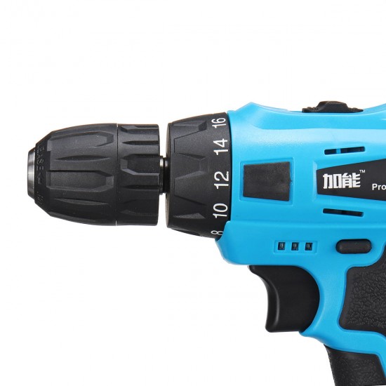 21V Cordless Power Drill 2 Speed Electric Screwdriver with 2 Multipurpose Li-ion Batteries