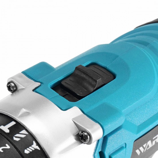 21V Cordless Power Impact Drill Rechargeable 2 Speed Electric Screwdriver Driver with 2 Batteries