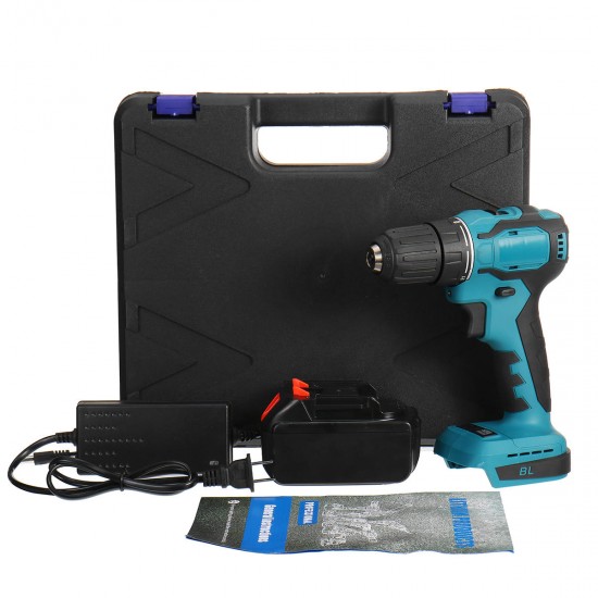 21V Electric Cordless Drill Driver Dual Speed 150Nm Torque Li-ion Battery 21V Electric Cordless Drill Driver Dual Speed 150Nm Torque Li-ion Battery