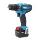 21V Impact Drill Cordless Electric Drill 18+1 Stage Lithium Power Drills Power Drilling Tool