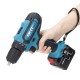 21V Impact Drill Cordless Electric Drill 18+1 Stage Lithium Power Drills Power Drilling Tool