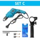 220V 3000RPM 650W Electric Impact Cordless Wrench Drill Hammer Screwdriver SET 220V 3000RPM 650W Electric Impact Cordless Wrench Drill Hammer Screwdriver SET